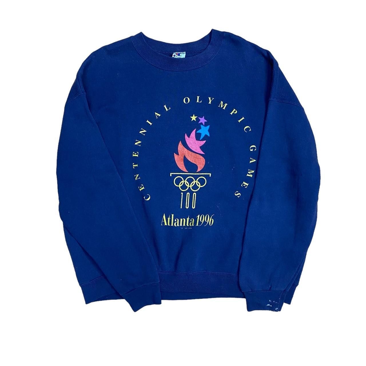Vintage Vintage olympic game sweater size: 2XL Size US XXL / EU 58 / 5 - 1 Thumbnail