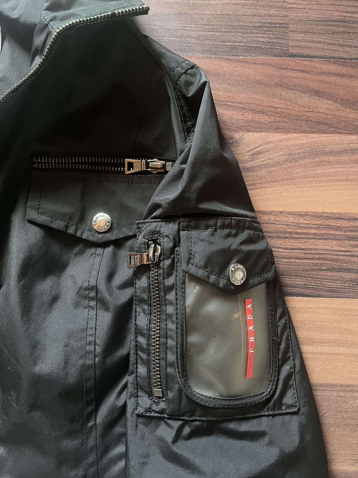 Prada Prada nylon biker jacket ss06 Size US M / EU 48-50 / 2 - 4 Thumbnail