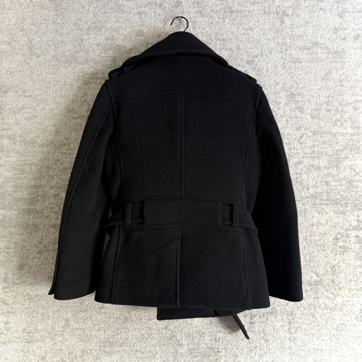 Roen Roen by Hiromu Takahara Double Breasted Wool Belted Peacoat Size US M / EU 48-50 / 2 - 8 Thumbnail