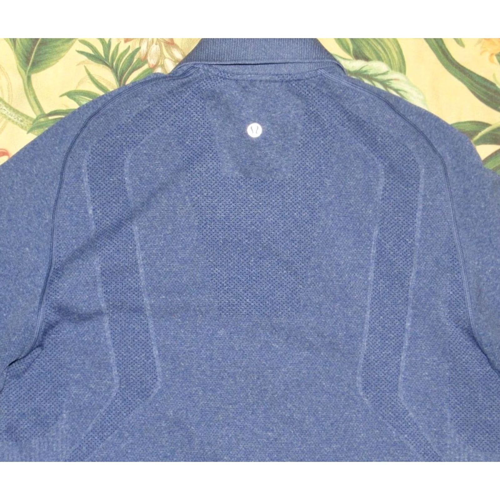 Lululemon LULULEMON Blue Short Sleeve Tech Polo Shirt M Mens Size US M / EU 48-50 / 2 - 3 Thumbnail