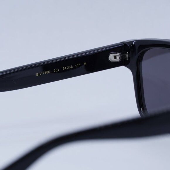 Gucci 🕶️ New Gucci GG1716S 001 Sunglasses - Black Frame, Grey Size ONE SIZE - 8 Thumbnail