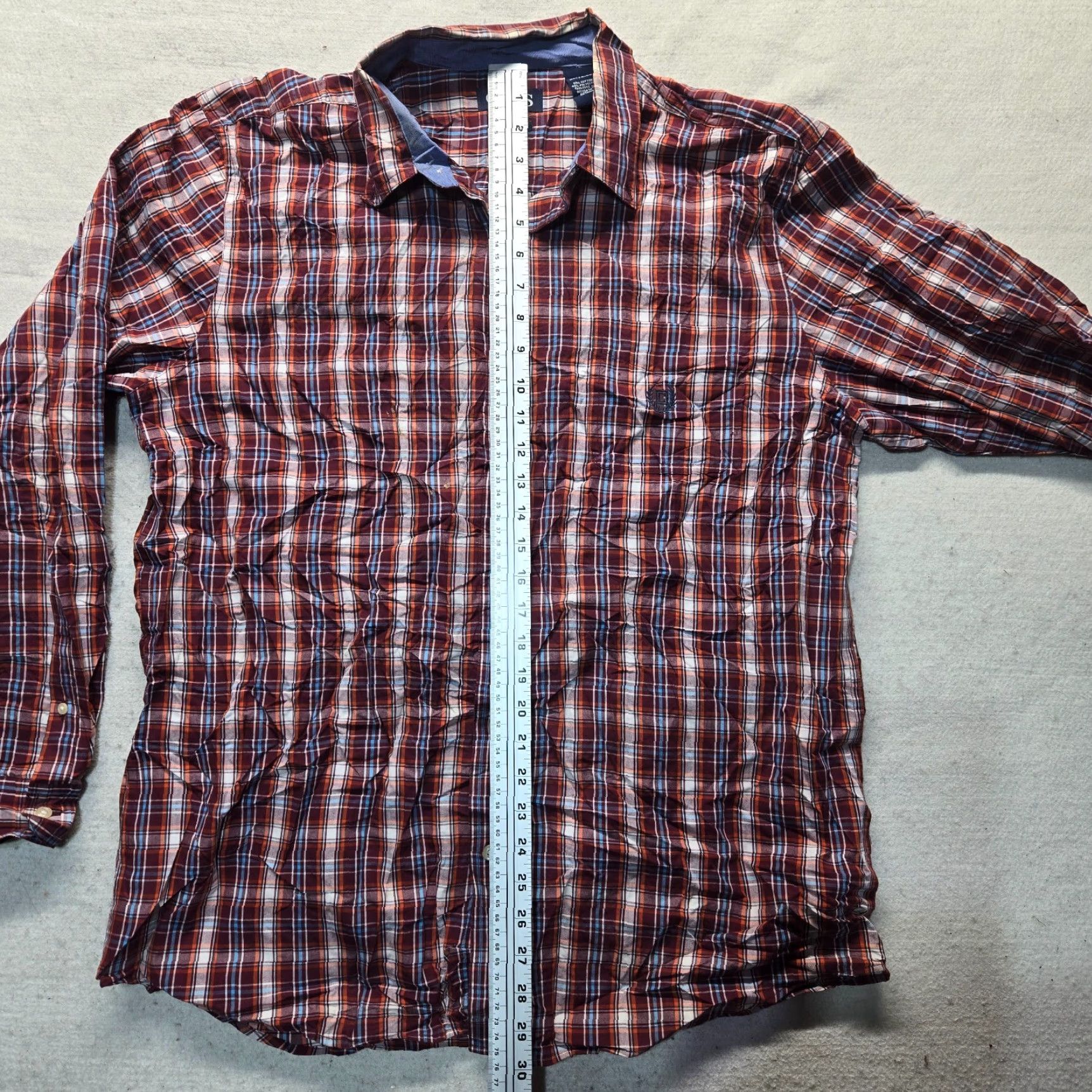 Chaps VINTAGE Chaps Ralph Lauren Shirt Red Plaid Button-Up Cotton Outdoors Mens XL Size US XL / EU 56 / 4 - 6 Thumbnail