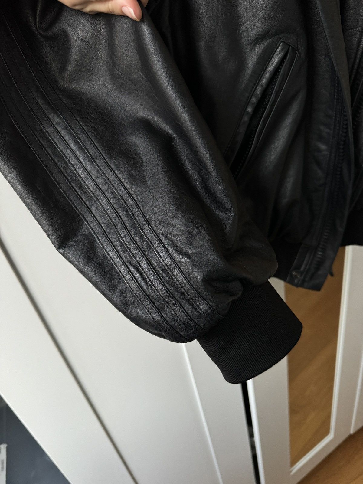 Adidas × Balenciaga Leather bomber Balenciaga X Adidas Size US M / EU 48-50 / 2 - 6 Thumbnail