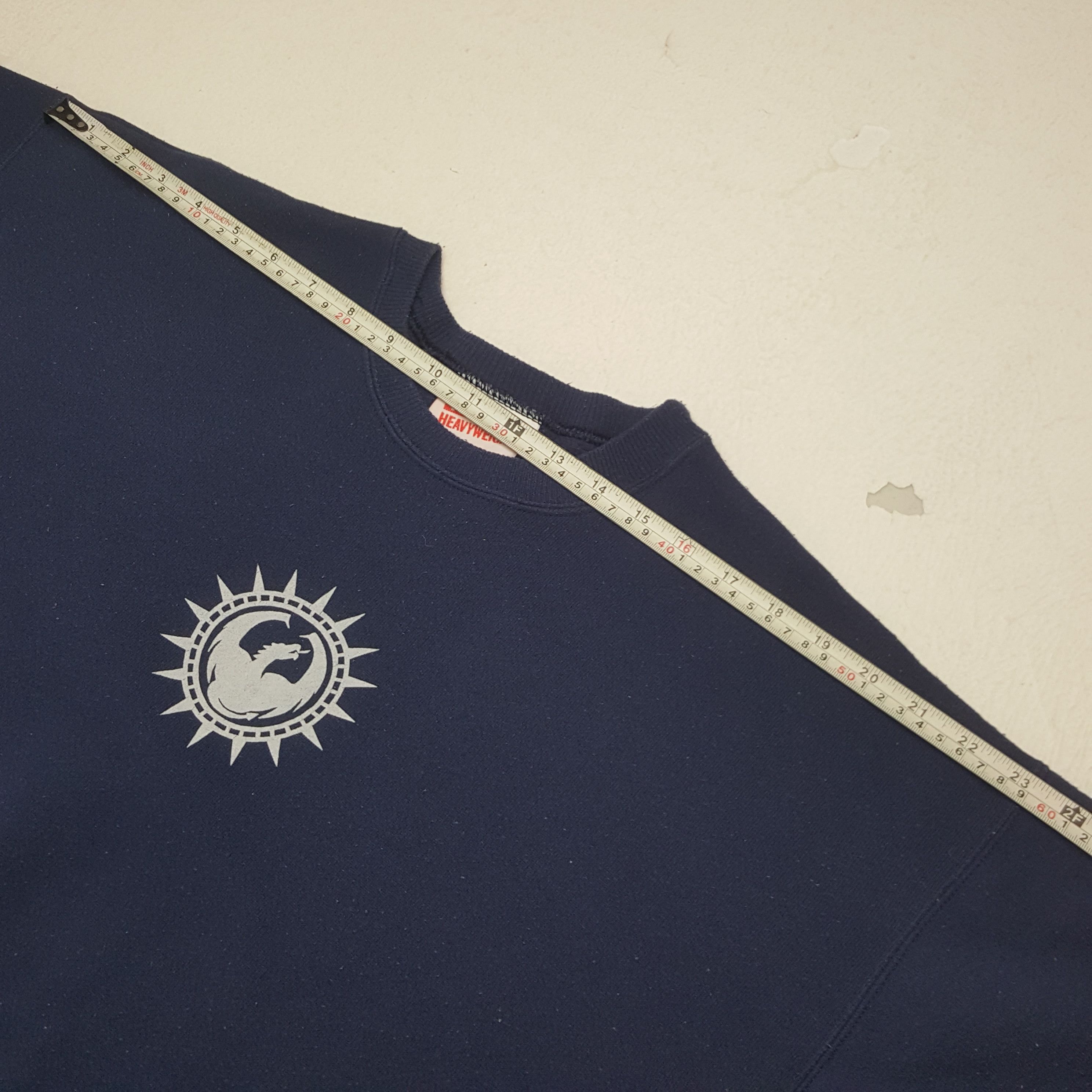 Japanese Brand × Vintage Vintage Dragon Optical Big Logo Sweatshirt Size US L / EU 52-54 / 3 - 6 Thumbnail