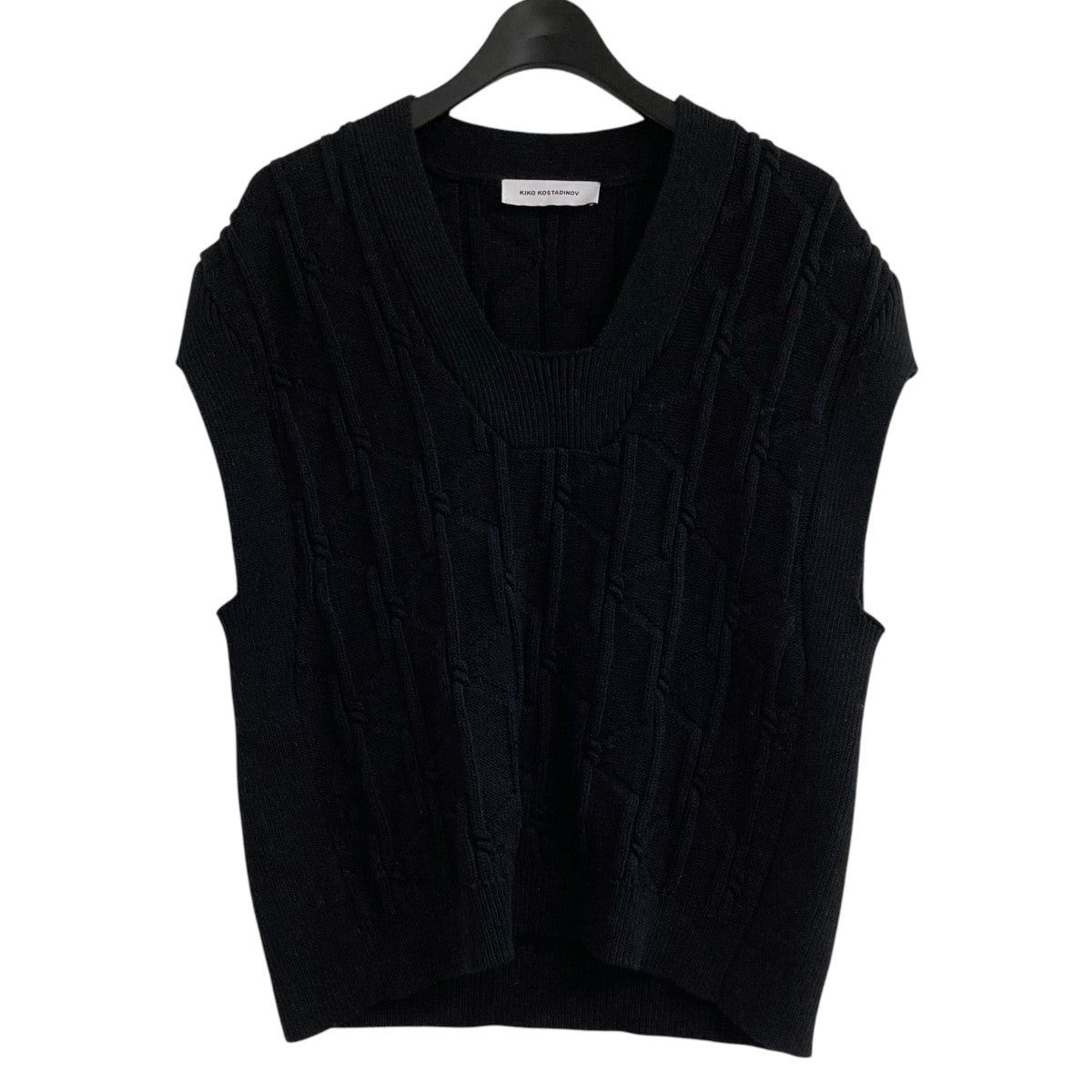 Kiko Kostadinov Cable Knit Sweater Vest Size US S / EU 44-46 / 1 - 1 Thumbnail