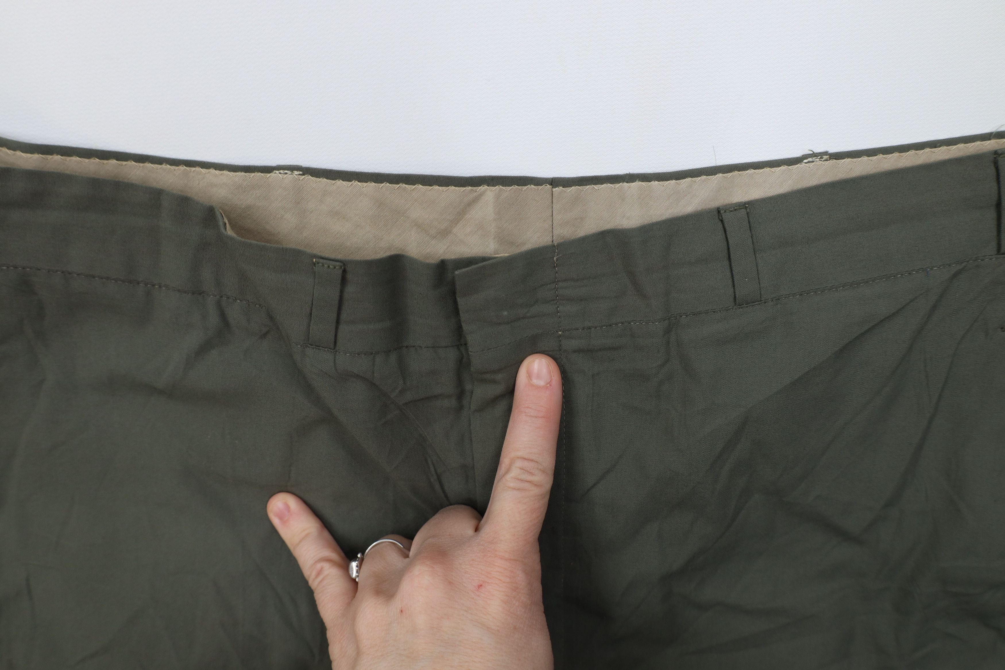 Vintage Vintage 50s Streetwear Lightweight Chino Pants Green USA Size US 34 / EU 50 - 5 Thumbnail