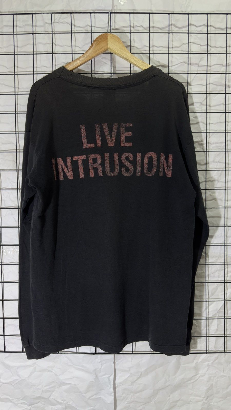 Band Tees Vintage 1995 slayer live intrusion band tee shirt Size US XL / EU 56 / 4 - 2 Thumbnail