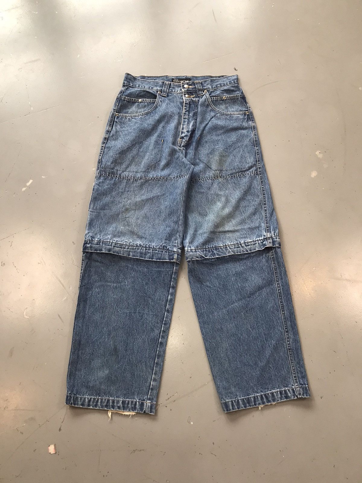 Designer × Vintage Y2K style Vintage no boundaries cargo denim pant Size US 30 / EU 46 - 1 Thumbnail