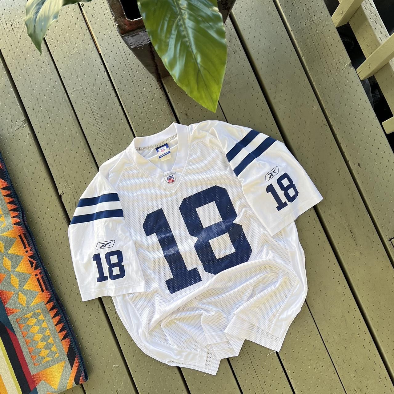 NFL × Reebok × Vintage INDIANAPOLIS COLTS PEYTON MANNING Jersey Size US XL / EU 56 / 4 - 4 Thumbnail