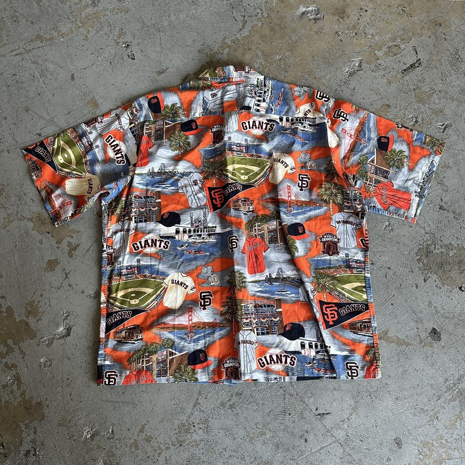 MLB × Reyn Spooner Reyn Spooner 2014 San Francisco Giants MLB Hawaiian Shirt XL Size US XL / EU 56 / 4 - 3 Thumbnail