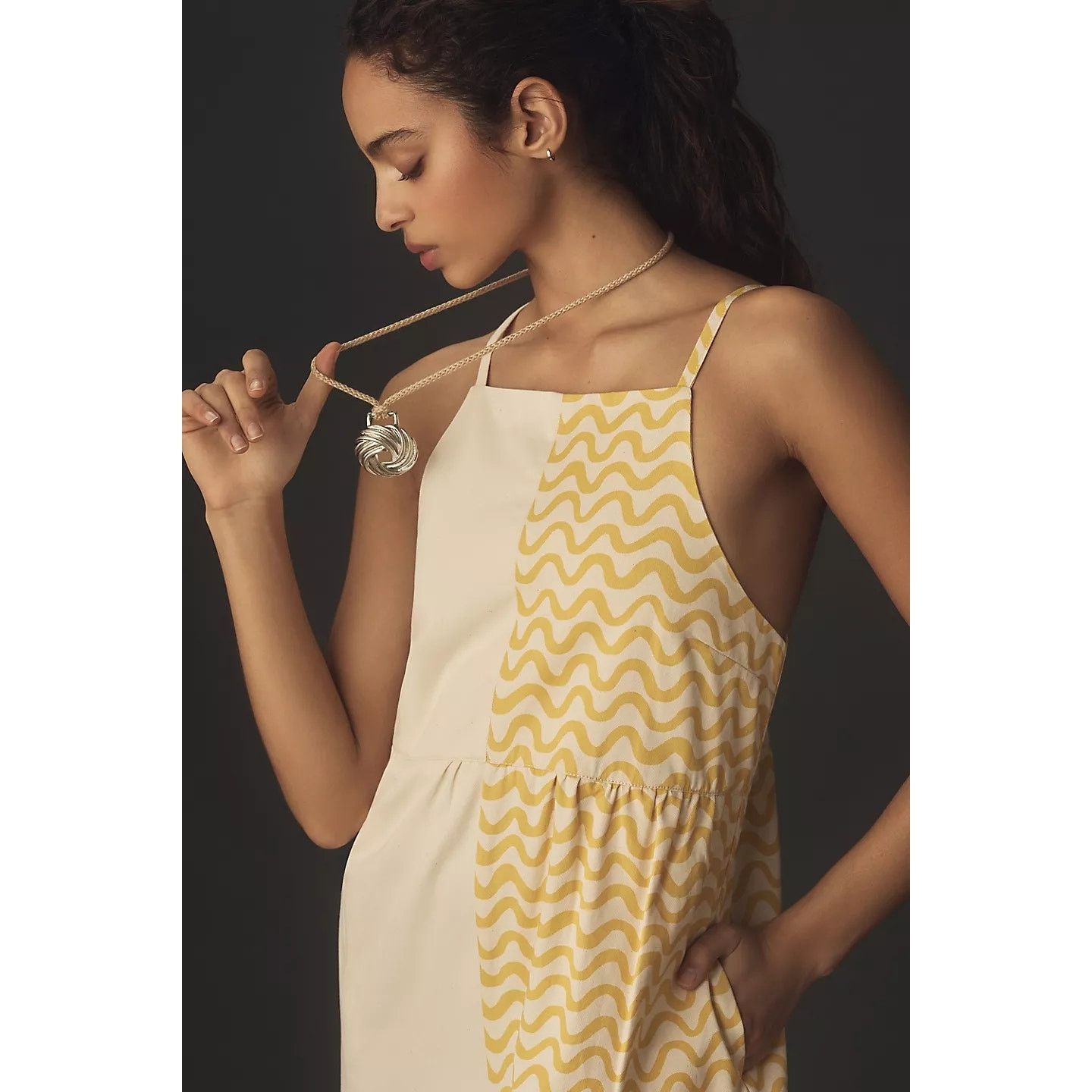 Anthropologie New Rita Row Neo Sleeveless Square-Neck Jumpsuit $323 Small Size 28" / US 6 / IT 42 - 2 Thumbnail