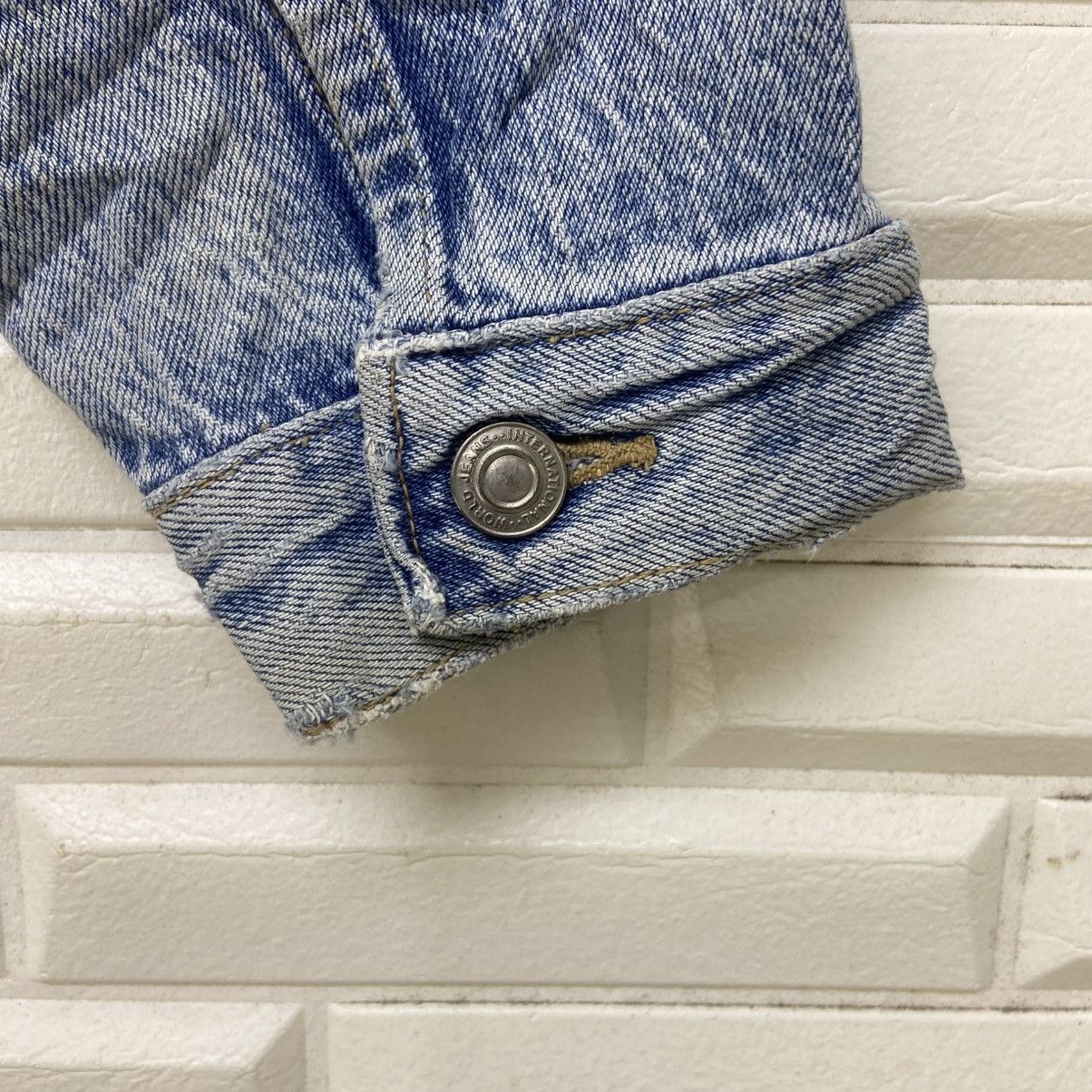 Big John Vintage Big John Spirit Stone Wash Denim Trucker Jacket Size US S / EU 44-46 / 1 - 15 Thumbnail