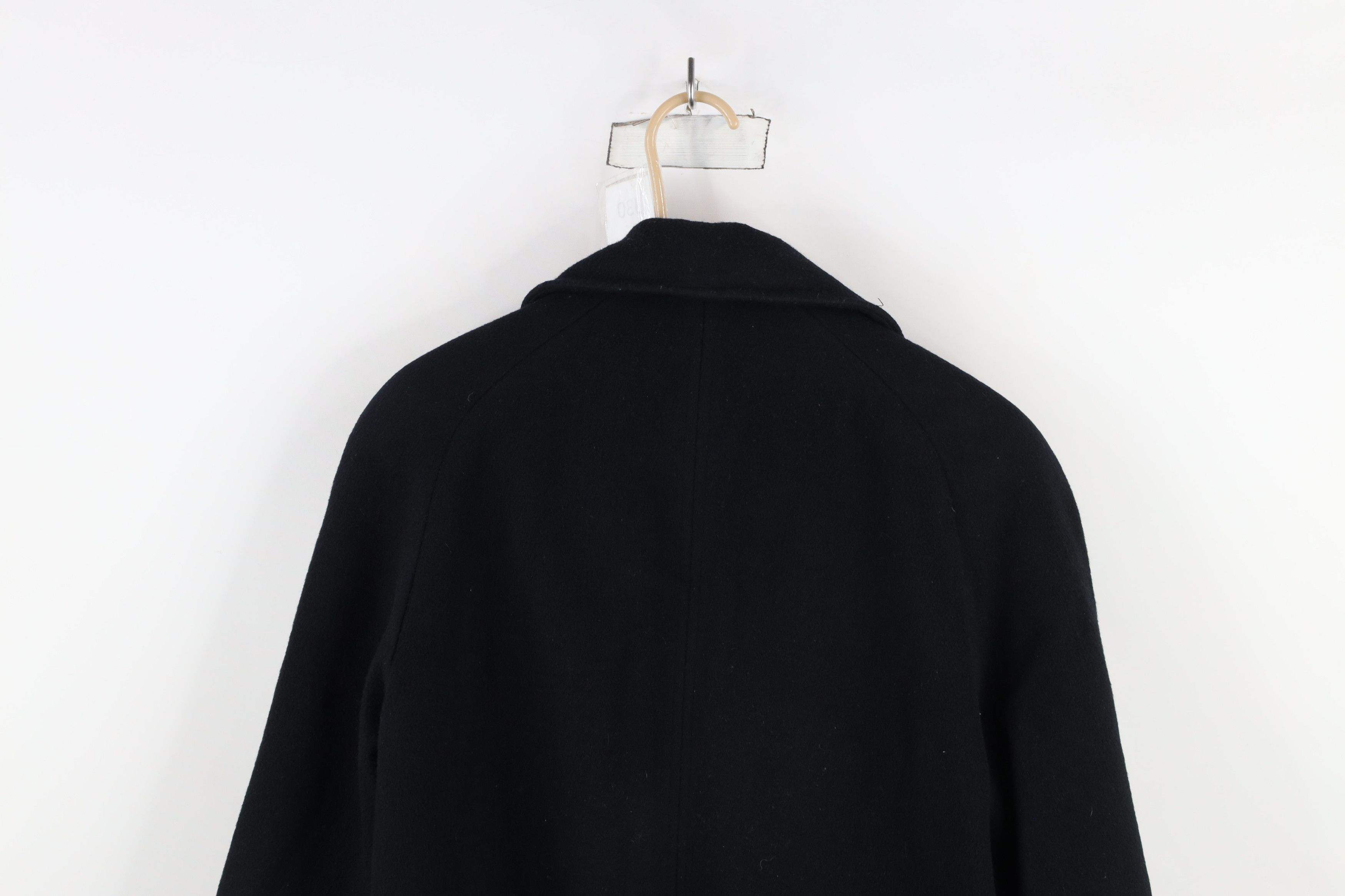 Vintage Vintage 80s 90s Alorna Wool Peacoat Jacket Black USA Size M / US 6-8 / IT 42-44 - 14 Thumbnail
