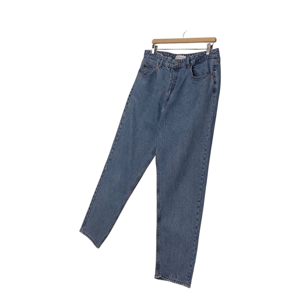Japanese Brand 📌Vintage Denim Jeans Zara Ballon Design Issey Miyake Size 34" / US 12 / IT 48 - 3 Thumbnail