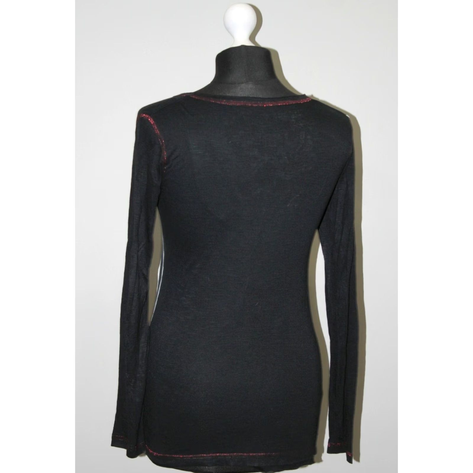 Desigual Desigual Womens Long Sleeve Shirt Tunic M Multicoloured Viscose T-Shirt Sleeve Long Size M / US 6-8 / IT 42-44 - 4 Thumbnail