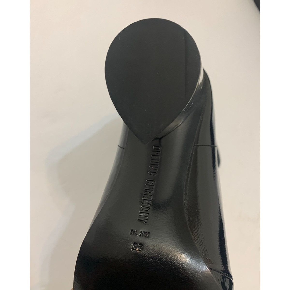 Opening Ceremony OPENING CEREMONY DYLAN PATENT LEATHER BOOTS Size US 8 / IT 38 - 9 Thumbnail