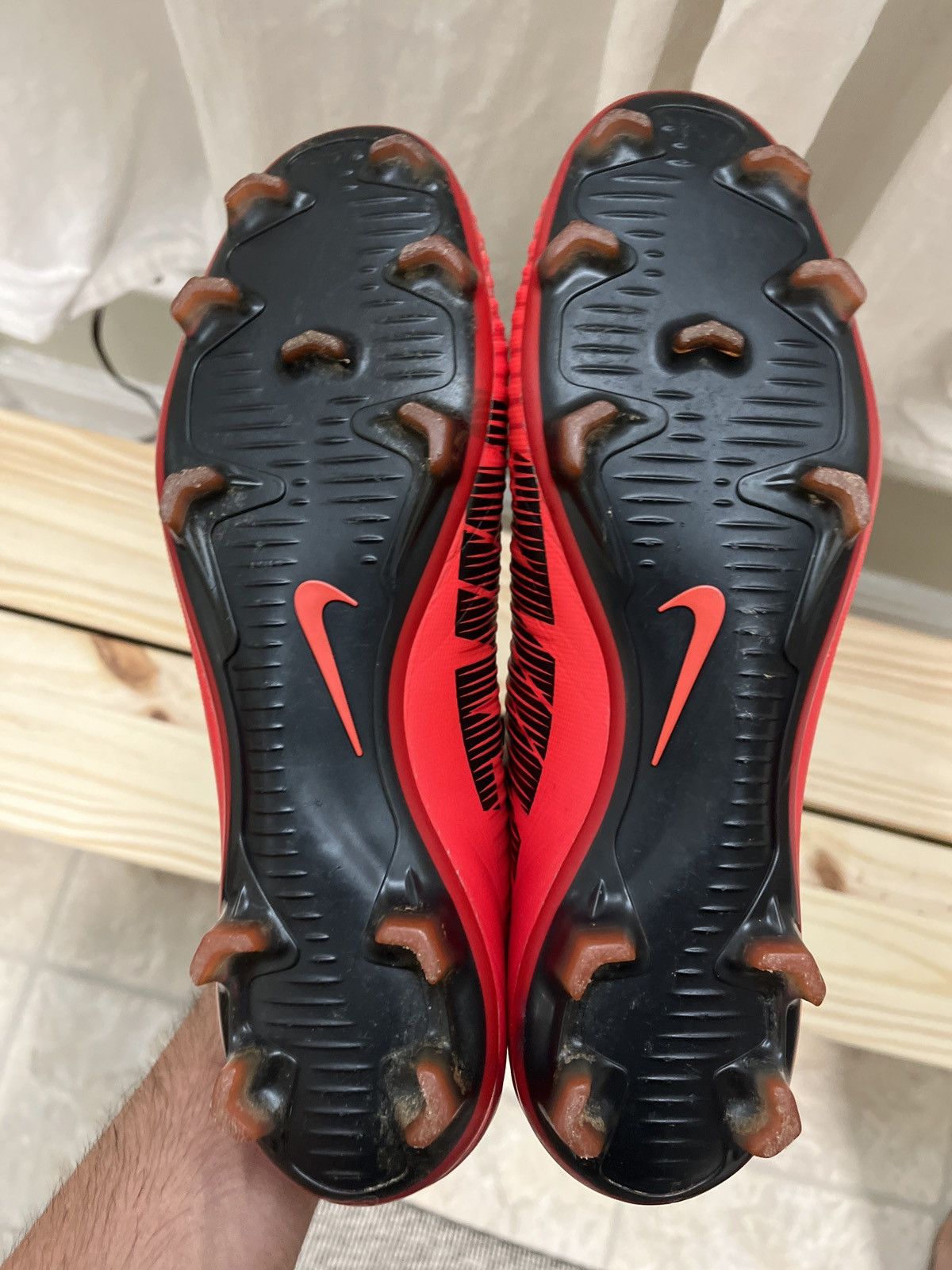 Nike NIKE MERCURIAL VAPOR ELITE XI FIRE RED Size US 8 / EU 41 - 6 Thumbnail