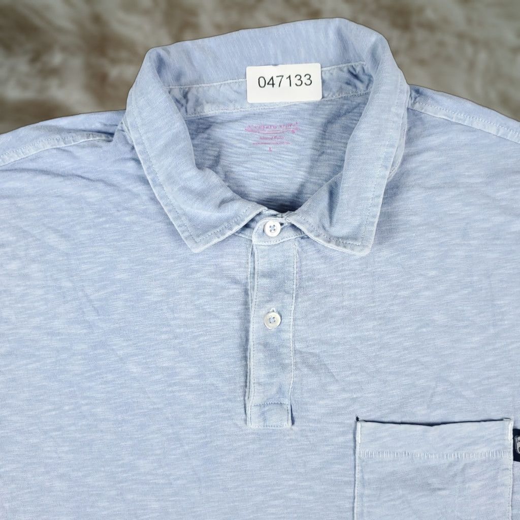 Vineyard Vines VINTAGE? No—Vineyard Vines Polo Shirt Mens Large Blue Whale Casual Short Sleeve Shirt L Blue Logo Preppy Classic Mens Polo Size US L / EU 52-54 / 3 - 1 Thumbnail