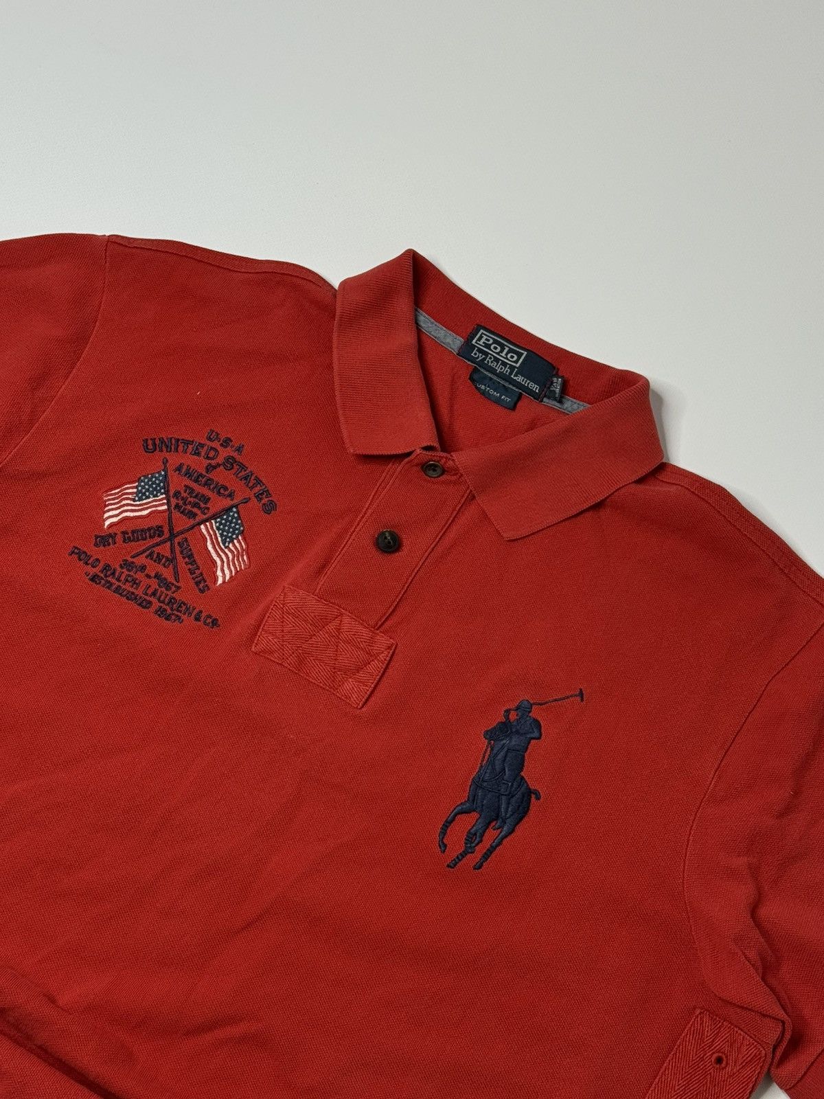Hysteric Glamour Polo Ralph Lauren big pony Polo tee y2k chief keef swag usa Size US XL / EU 56 / 4 - 2 Thumbnail