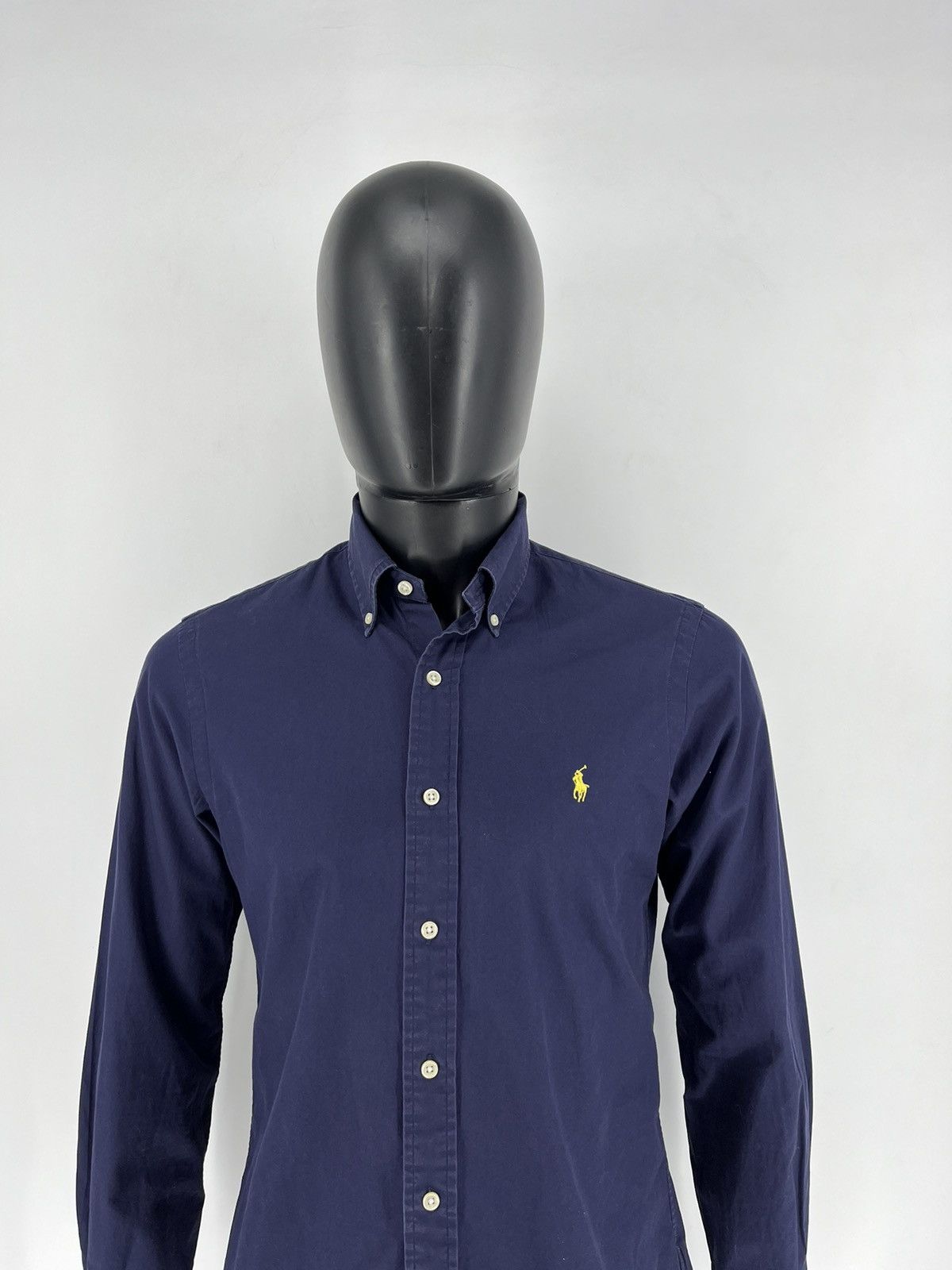 Polo Ralph Lauren Vintage Navy Shirt Polo Ralph Lauren Size S Rare Size US S / EU 44-46 / 1 - 1 Thumbnail