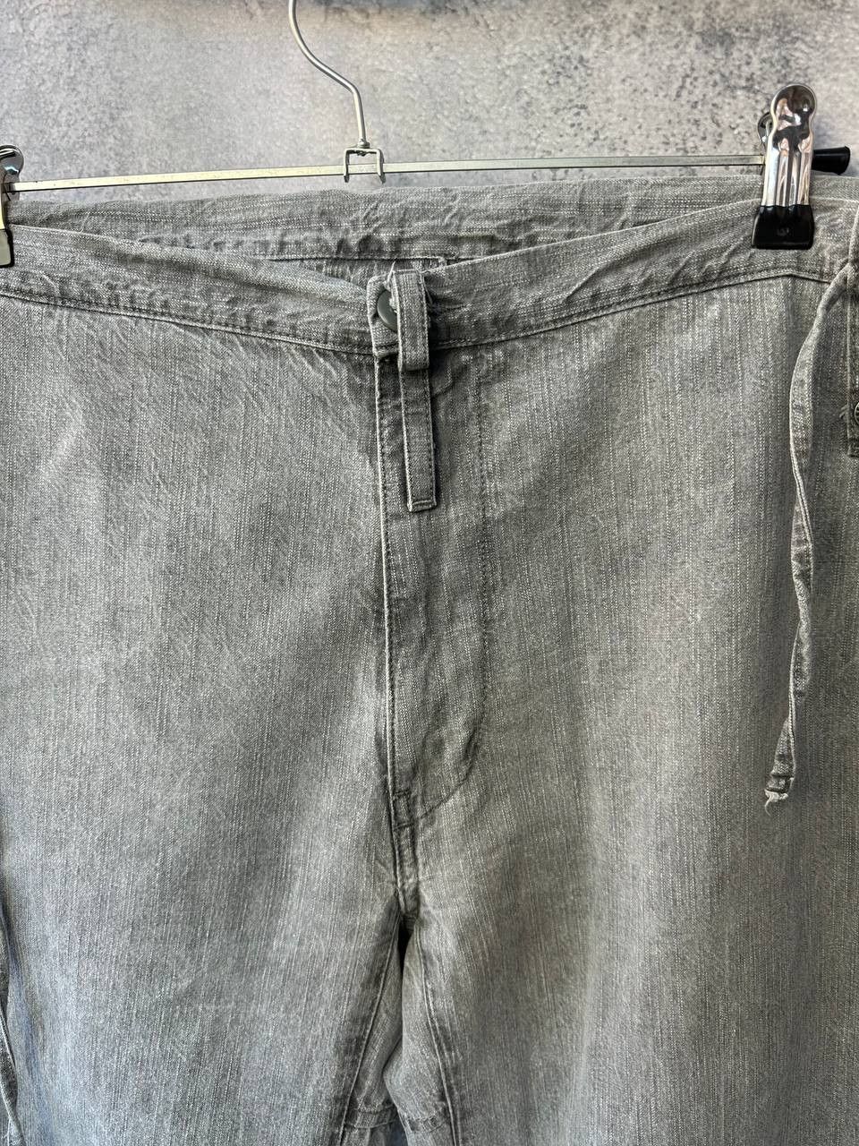 Diesel × Vintage Diesel Relaxed Fit Washed Grey Pants Belt Detail Vintage Size US 32 / EU 48 - 5 Thumbnail