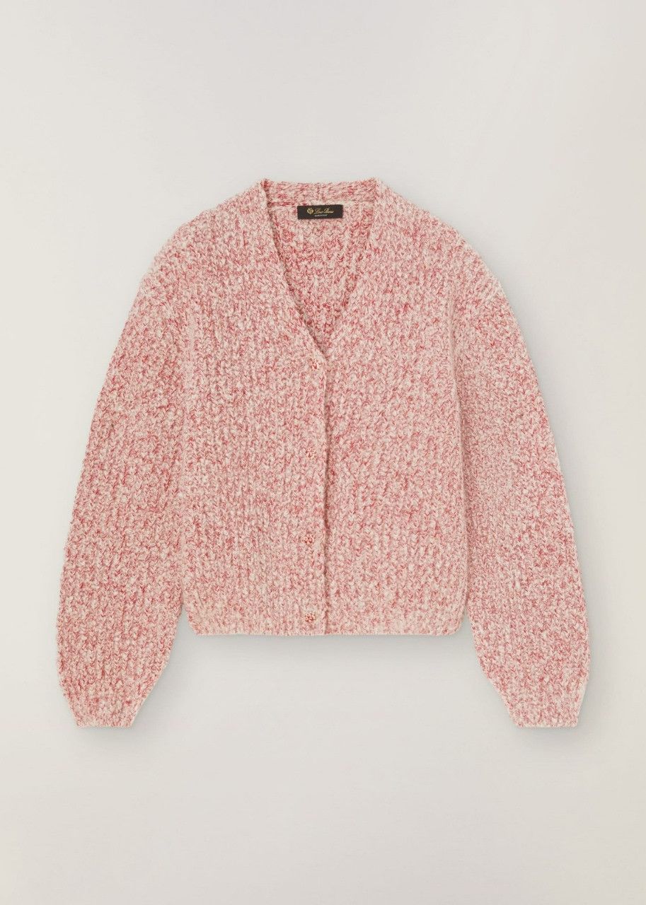 Loro Piana o1srvl11e0524 Cardigan in Pink Size L / US 10 / IT 46 - 1 Thumbnail