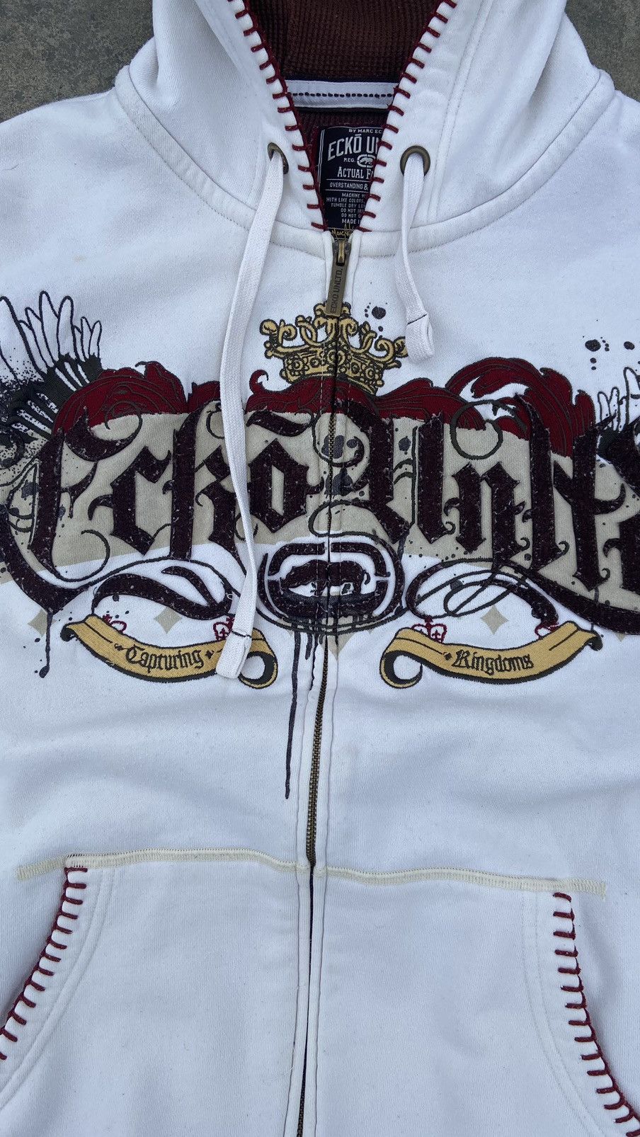 Ecko Unltd. × Japanese Brand × Made In Usa 🟤 Crazy Y2K
