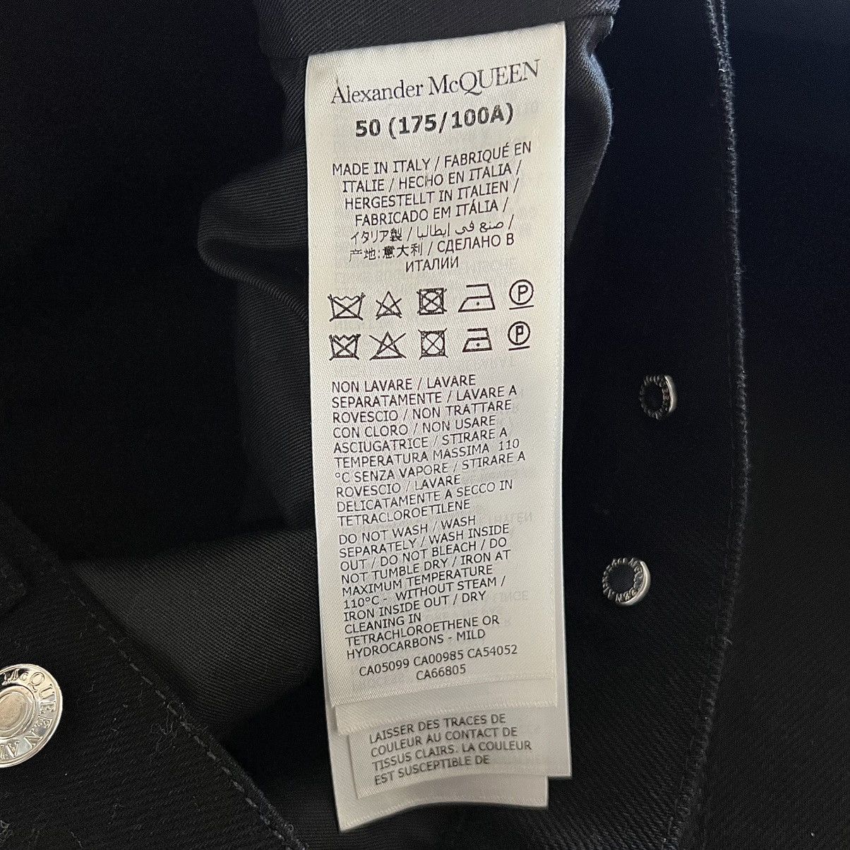 Alexander McQueen Alexander McQueen SS23 Eyelet Harness Denim Jacket Size US M / EU 48-50 / 2 - 9 Thumbnail
