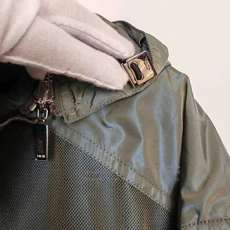 Dior Dior Military Green Nylon Men's Jacket . Size US XL / EU 56 / 4 - 4 Thumbnail