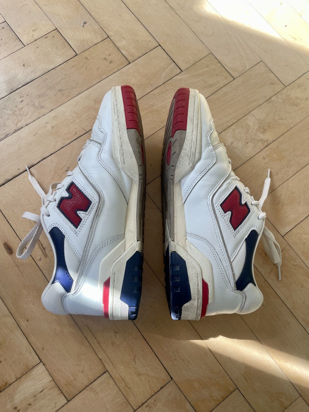 Aime Leon Dore × New Balance New Balance x Aime Leon Dore 550 Cream White / Red Size US 10 / EU 43 - 4 Thumbnail