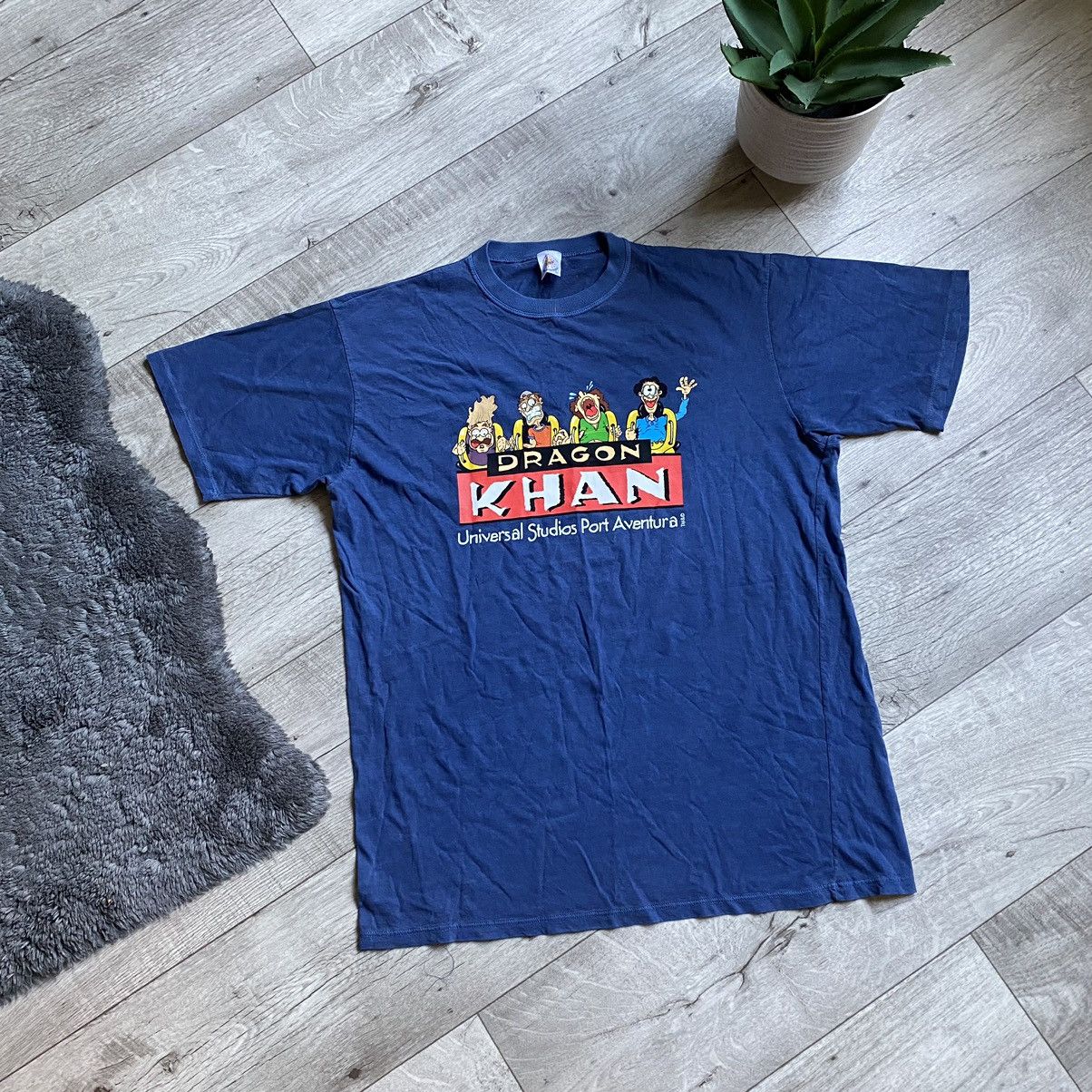 Universal Studios VINTAGE UNIVERSAL STUDIOS PORT AVENTURA DRAGON KHAN T SHIRT Size US L / EU 52-54 / 3 - 1 Thumbnail
