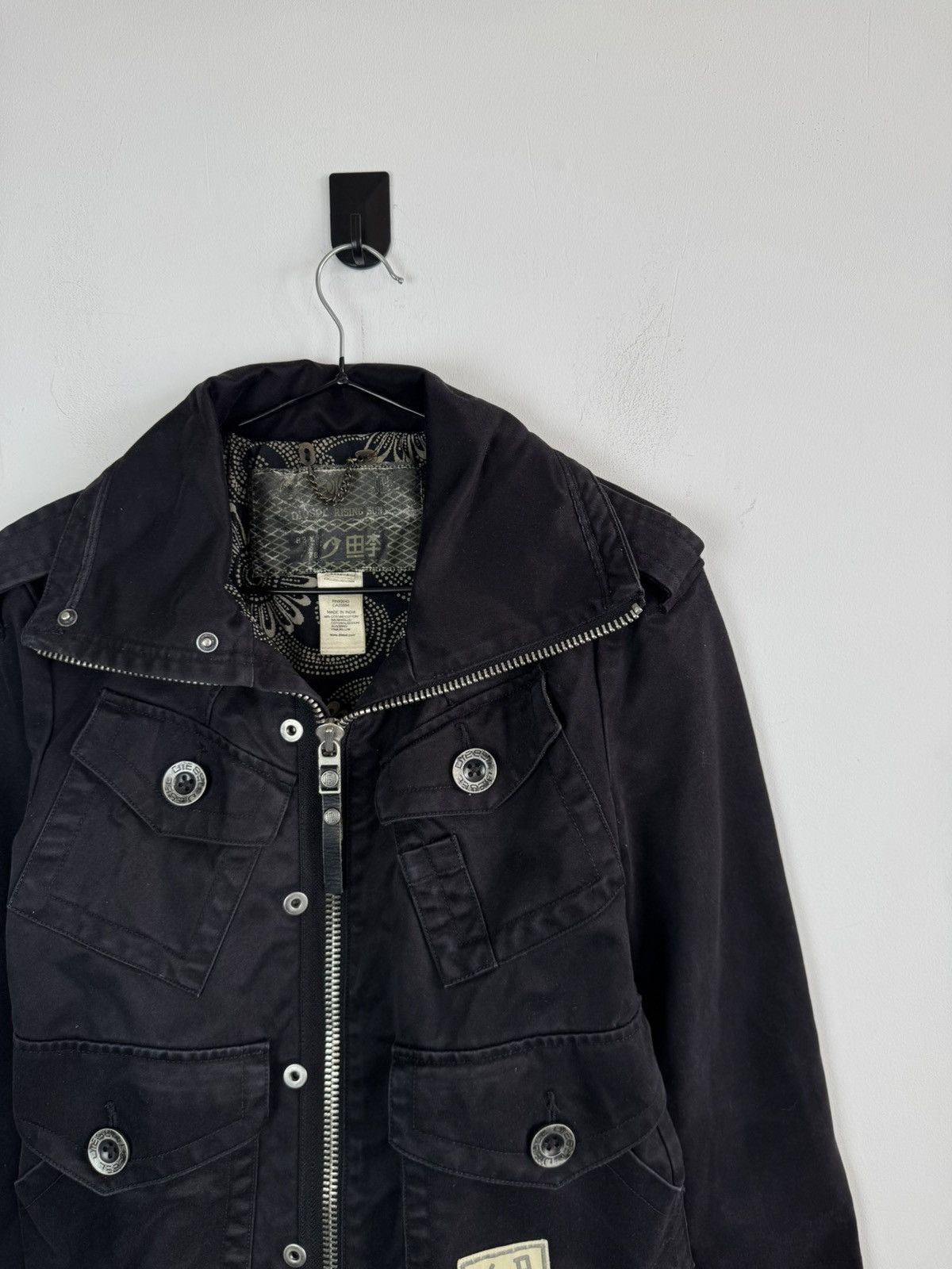 Diesel Vintage Diesel Rising Sun Avant Garde Patchwork Y2K Jacket Size L / US 10 / IT 46 - 2 Thumbnail