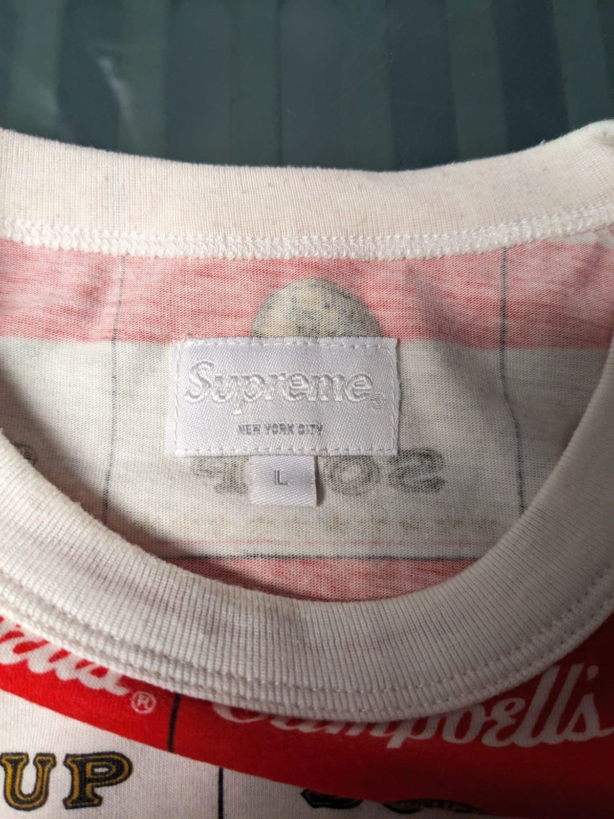 Supreme SS12 Supreme Campbell's Soup Tee T-shirt L Large 2012 Size US L / EU 52-54 / 3 - 7 Thumbnail