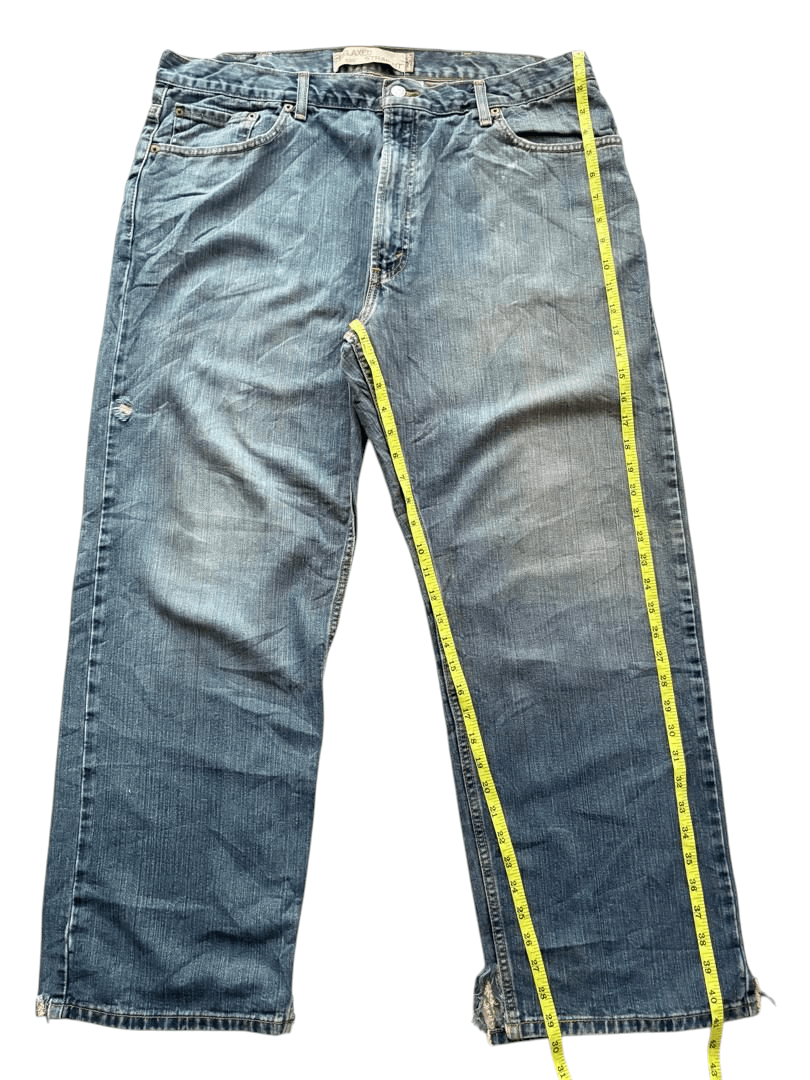 Levi's Vintage Levi's 559 Blue Faded Washed Relaxed Straight Jeans Size US 40 / EU 56 - 16 Thumbnail