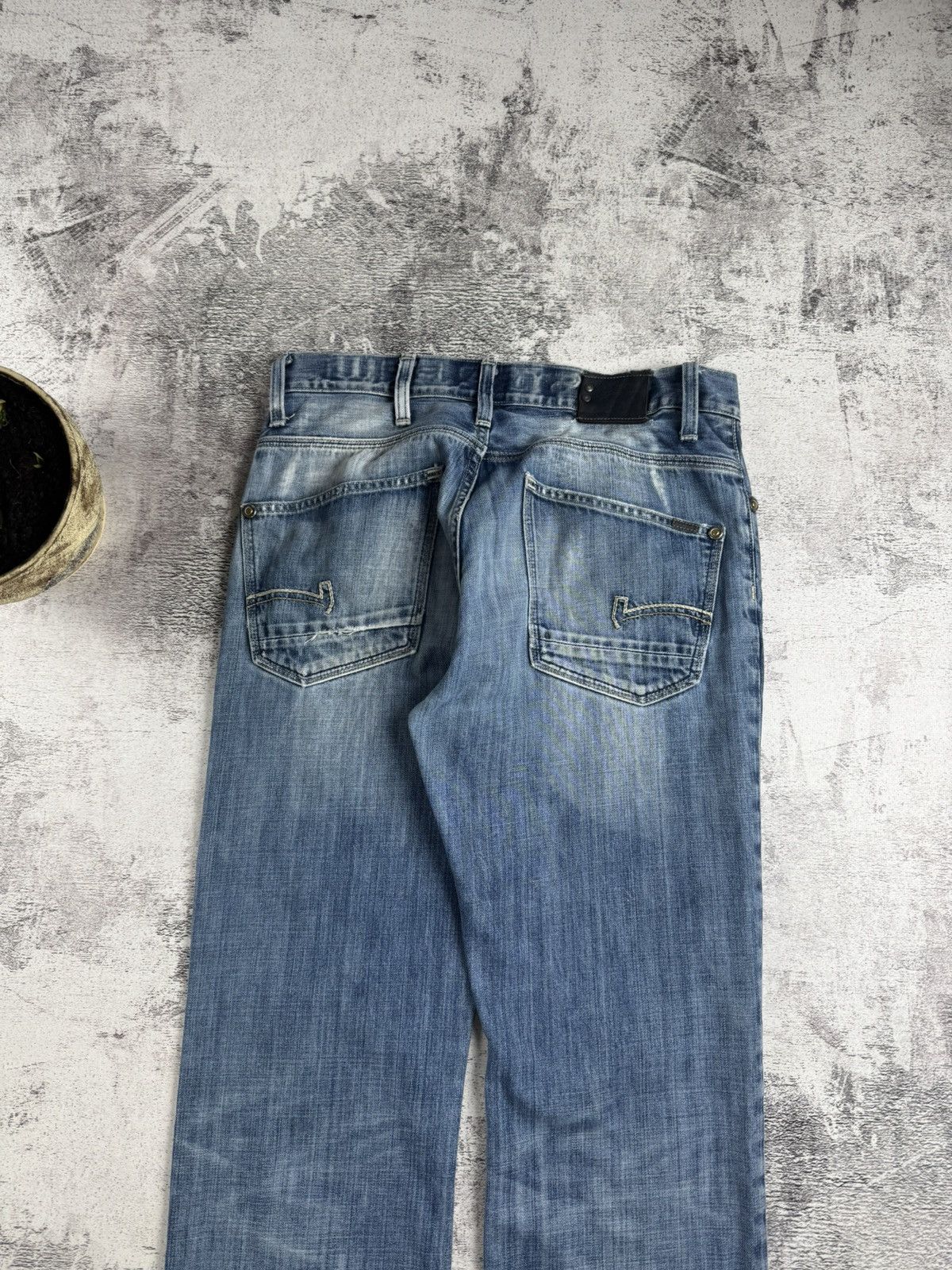 G-Star G-Star Denim Distressed W34/L34 Vintage Pants Trousers Jeans Size US 34 / EU 50 - 16 Thumbnail