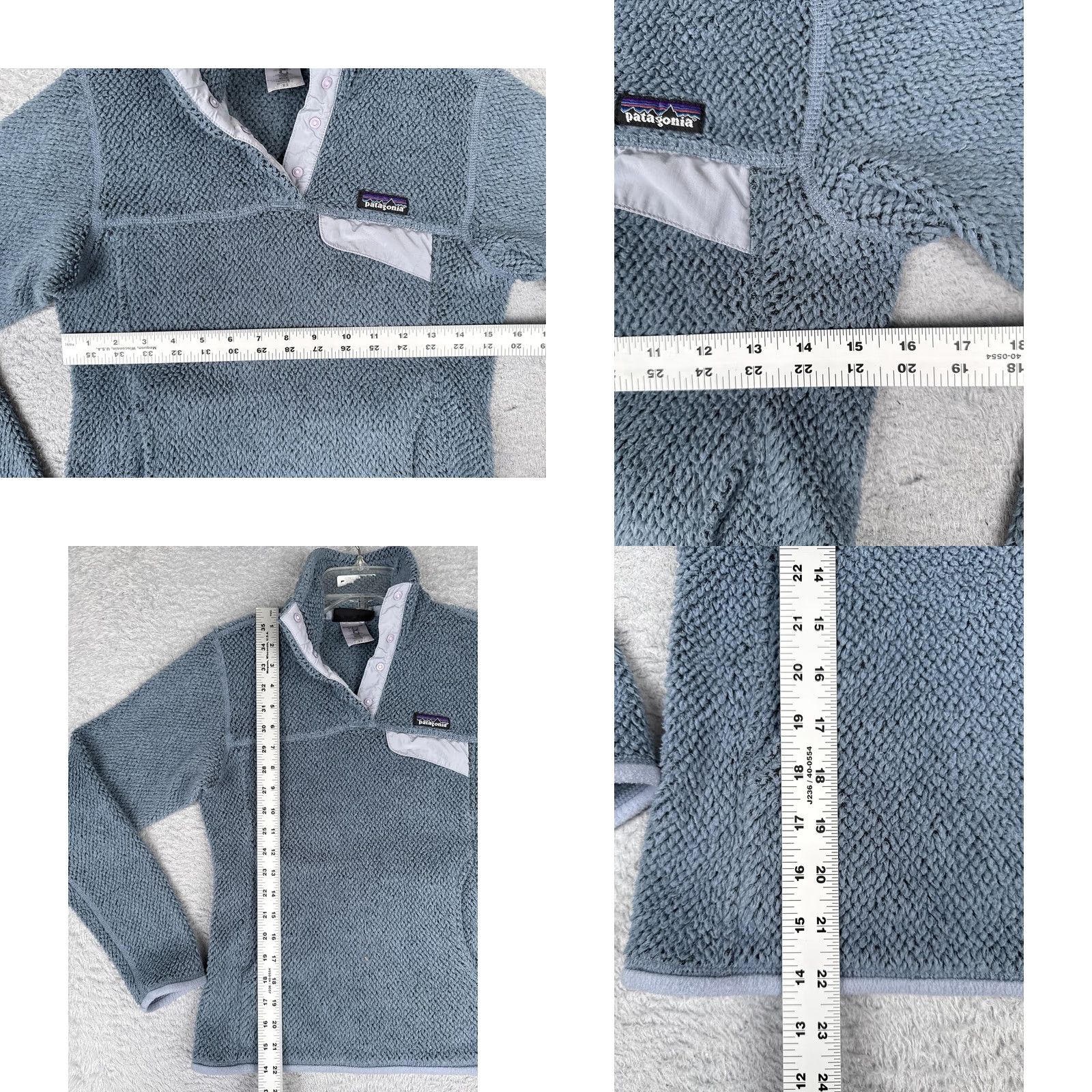 Patagonia Patagonia Sweatshirt Womens XS Blue Fleece Snap T Mock Neck Pullover Hiking Size XS / US 0-2 / IT 36-38 - 8 Thumbnail