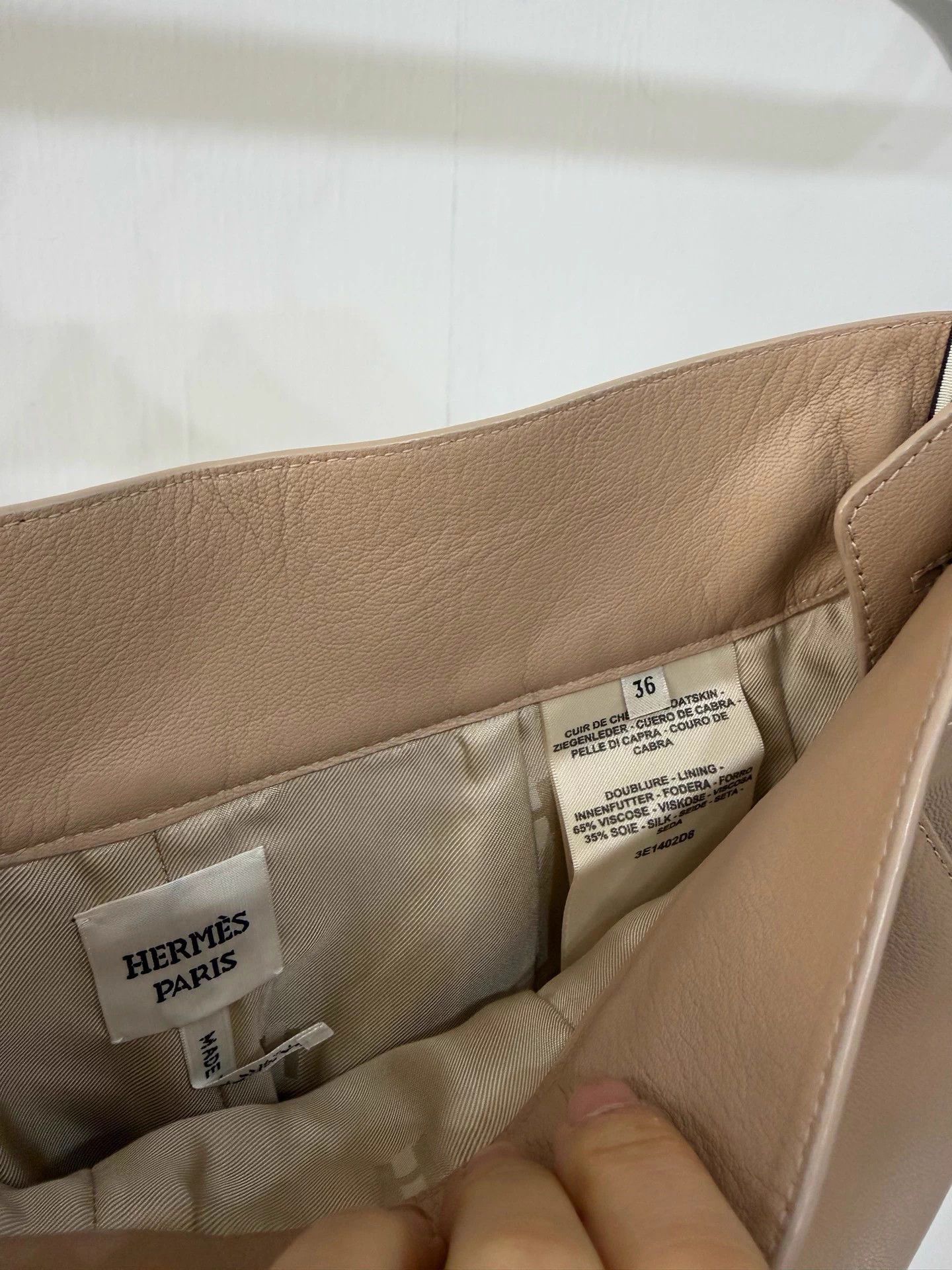 Hermes Hermes Pigalle Leather Shorts NWT 36 Size 26" / US 2 / IT 38 - 4 Thumbnail