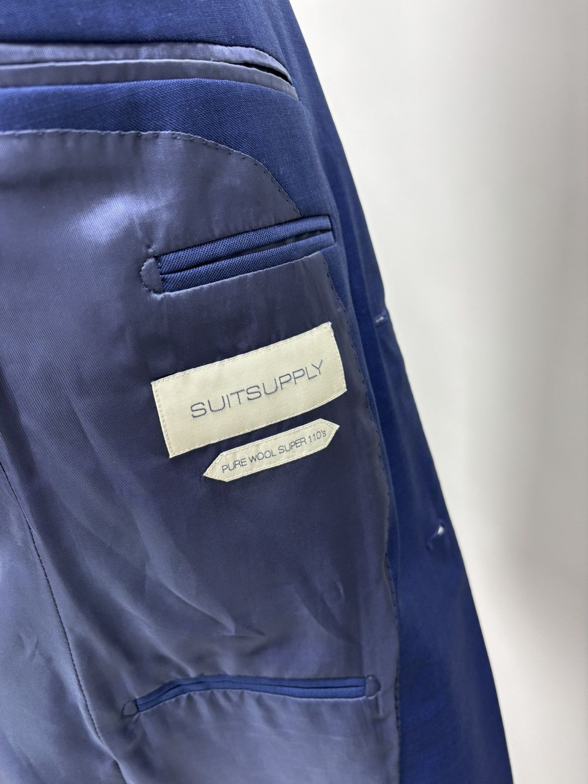 Suitsupply Mens blazer Suitsupply Napoli Size 38L Color Blue Size 38L - 12 Thumbnail