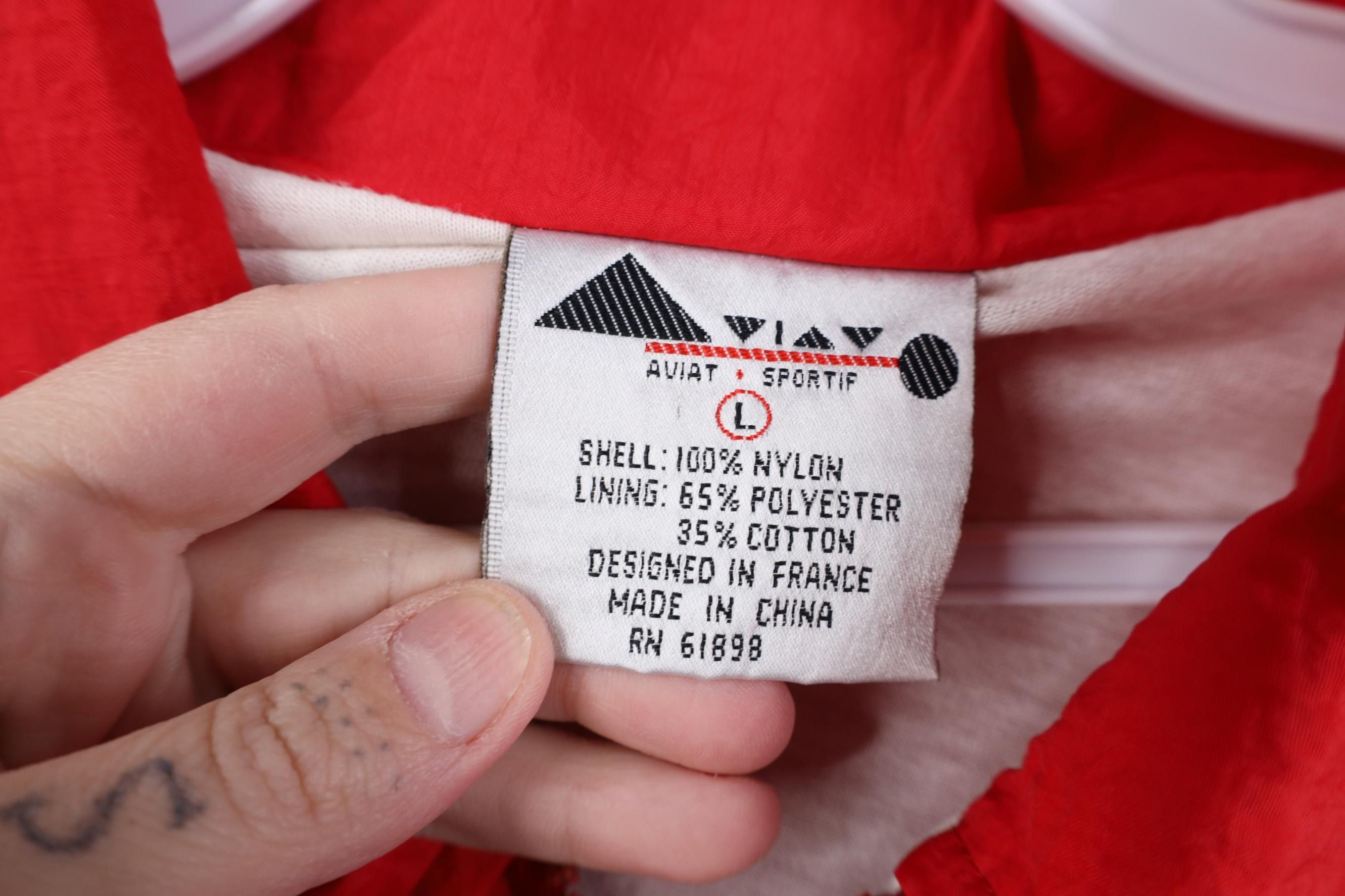 Vintage Vintage 90s Streetwear Lined Full Zip Windbreaker Jacket Size US L / EU 52-54 / 3 - 8 Thumbnail