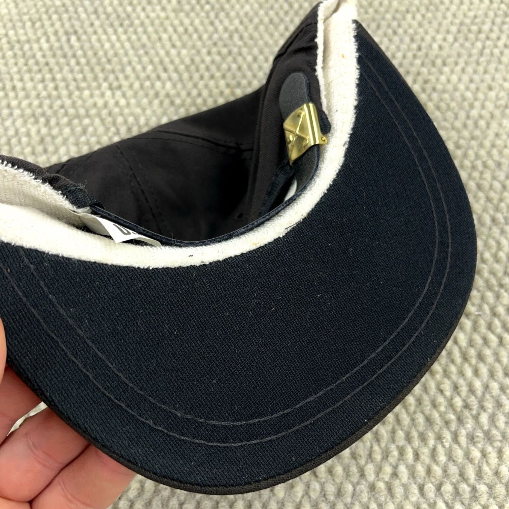 Coal VINTAGE Siemens Hat Cap Snap Back Trucker Rope Black Blue Made In USA 90s Coal F Size ONE SIZE - 5 Thumbnail