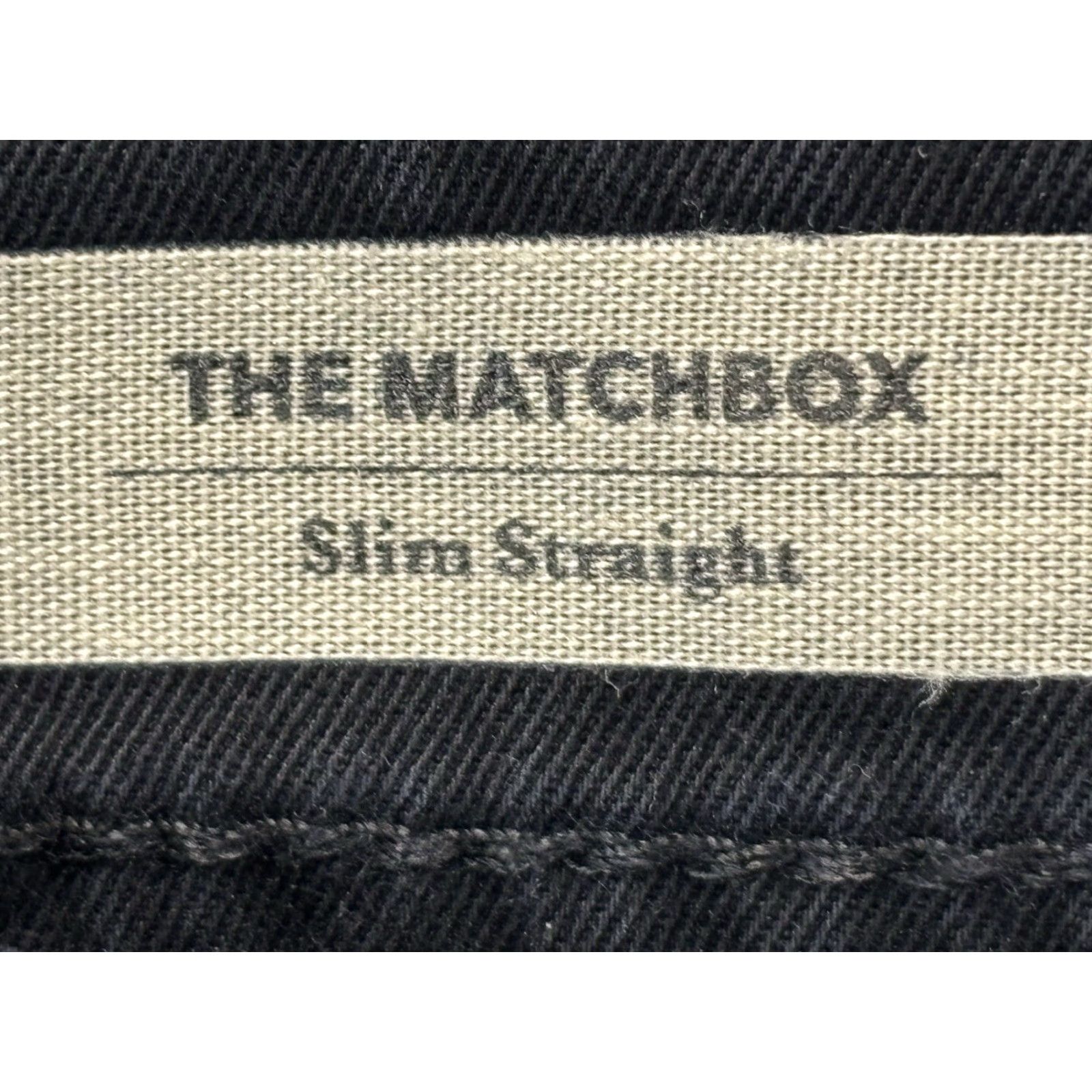 Vintage VINTAGE: AG Adriano Goldschmied The Matchbox Slim Straight Pants Black 33x28 Mens Regular Waist 32 Inseam 28 Gray Straight 33x28 Size US 33 - 6 Thumbnail