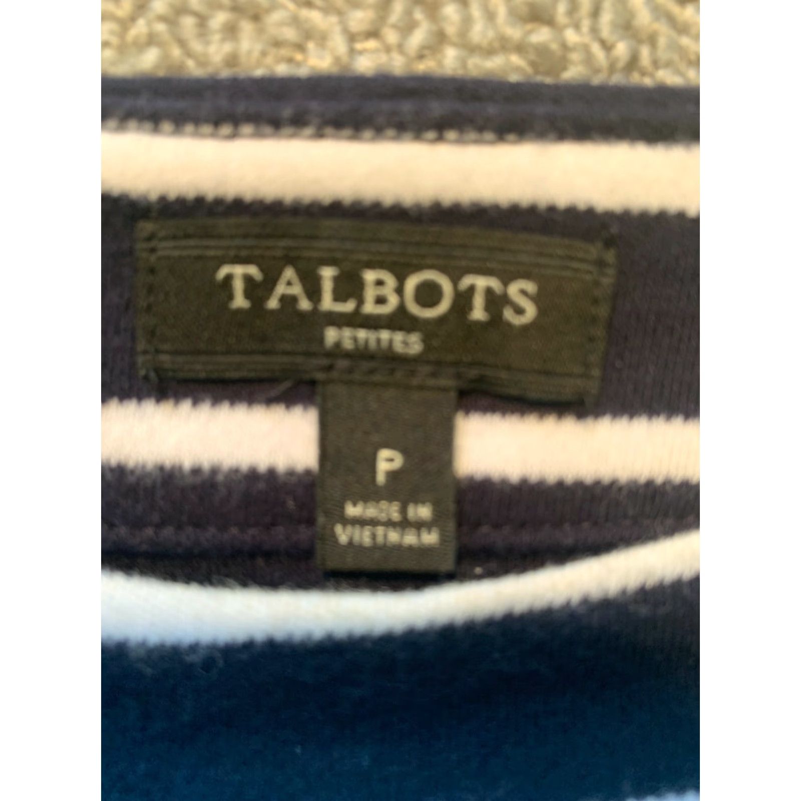 Talbots **PETITE P WOMENS TALBOTS STRIPED SHORT SLEEVE LONG DRESS** User: PETITE P WOMENS TALBOTS STRIPED SHORT SLEEVE LONG DRESS Size 24" / US 00 / IT 34 - 4 Thumbnail