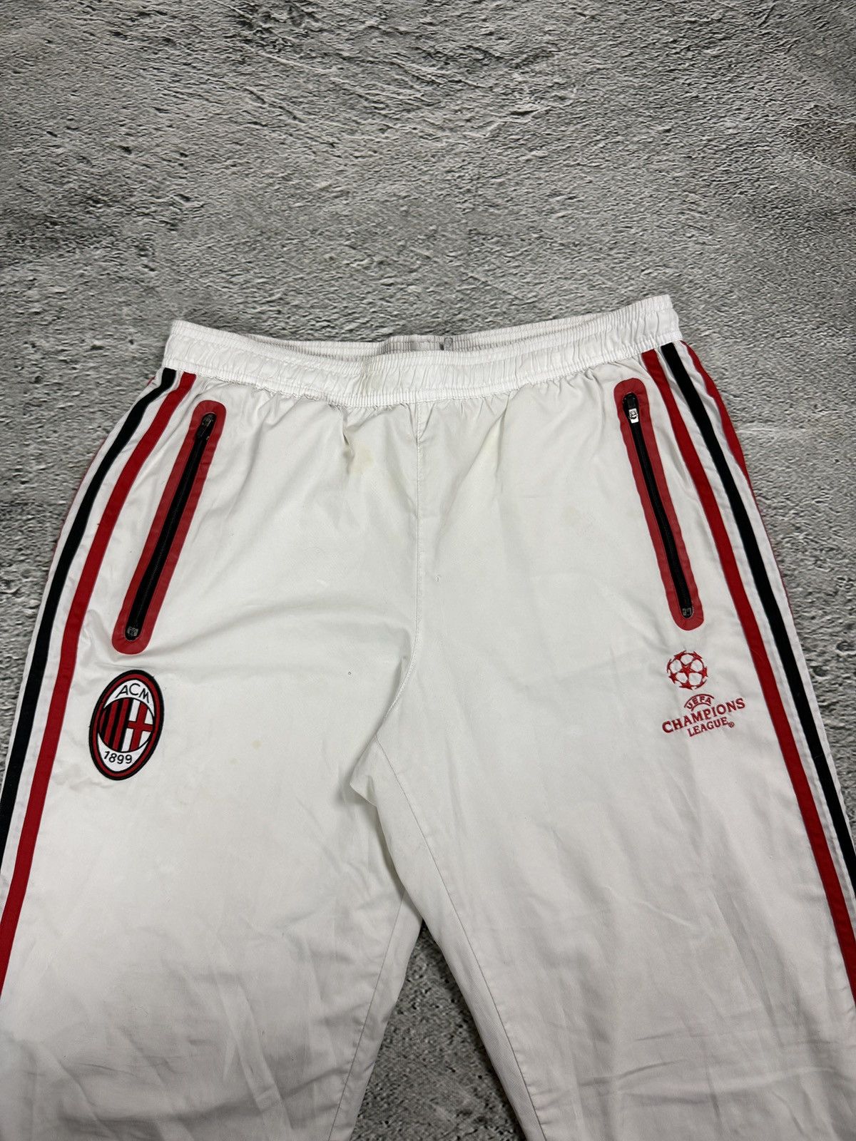 AC Milan Adidas tracksuit white Champions League
