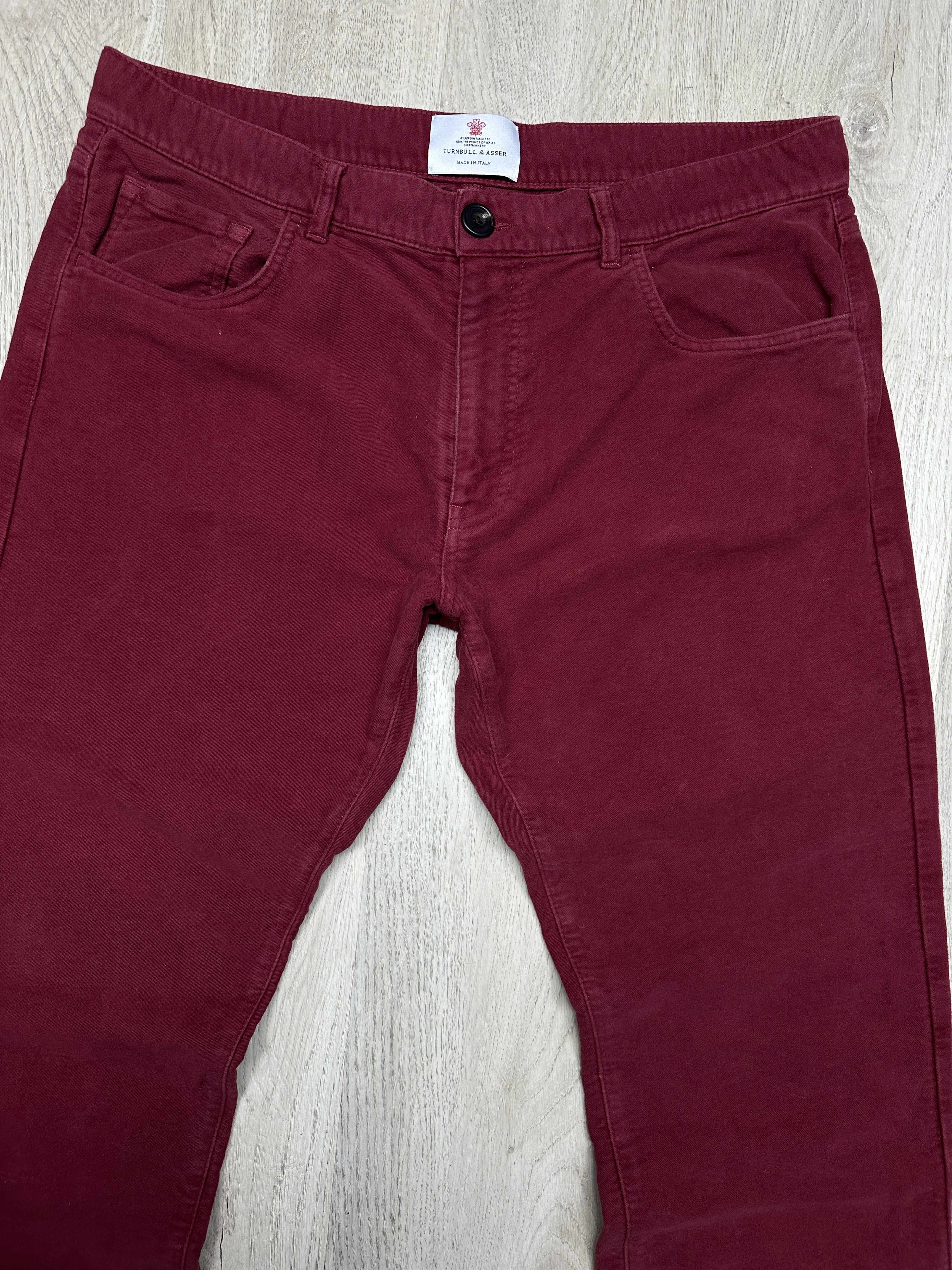 Turnbull & Asser Turnbull & Asser Mens Chino Pants 5 Pocket Trousers Size US 40 / EU 56 - 2 Thumbnail