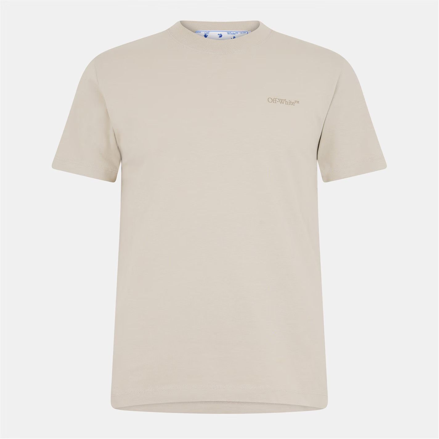 Off-White o1g2r1mq0226 Arrow Short-Sleeve T-Shirt In Beige Size US XS / EU 42 / 0 - 1 Thumbnail