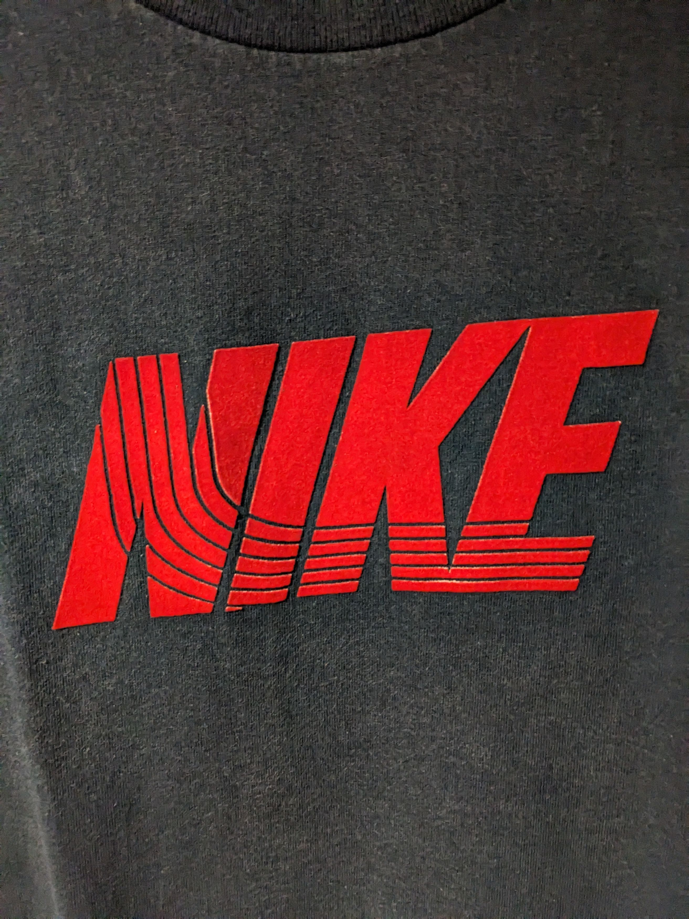 Nike × Vintage Vintage Y2K Nike Spell Out Athletic Spell Out Large T-Shirt Size US L / EU 52-54 / 3 - 2 Thumbnail