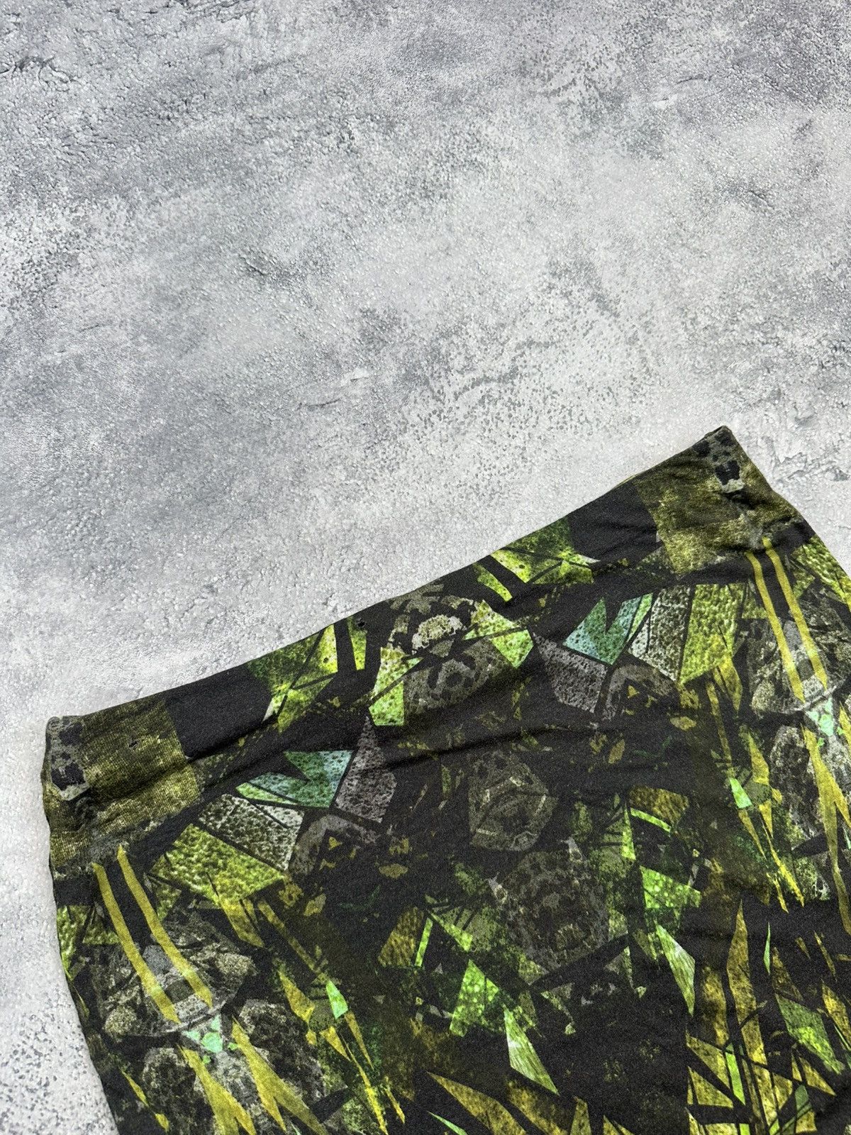 Helmut Lang Vintage Helmut Lang Rare Avant Garde Mini Skirt Prinred USA Size 32" / US 10 / IT 46 - 14 Thumbnail