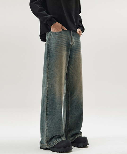 Japanese Brand × Jean American loose oversize wide-leg straight baggy jeans Size US 32 / EU 48 - 3 Thumbnail