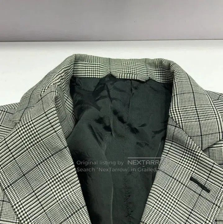 Balenciaga Balenciaga Black and White Plaid Long Sleeve Blazer. Size US S / EU 44-46 / 1 - 8 Thumbnail