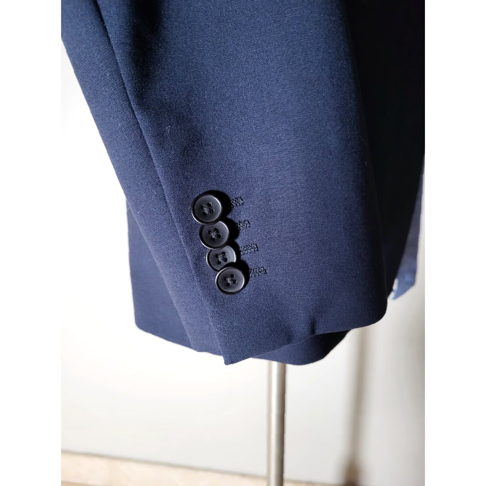 Theory Theory Sport Coat Notch Blazer Navy Blue Wool Stretch 42R New Regular Slim Men’s Jacket Size 42R - 5 Thumbnail